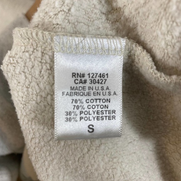 Wildfox Beige Twinkle Foil Star LS Crew Sweater - Picture 6 of 7